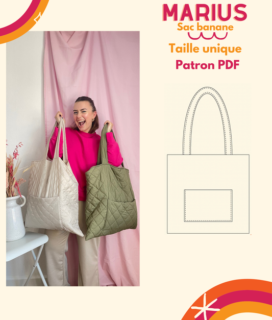 (Numérique) GRATUIT Patron-Tote Bag Marius