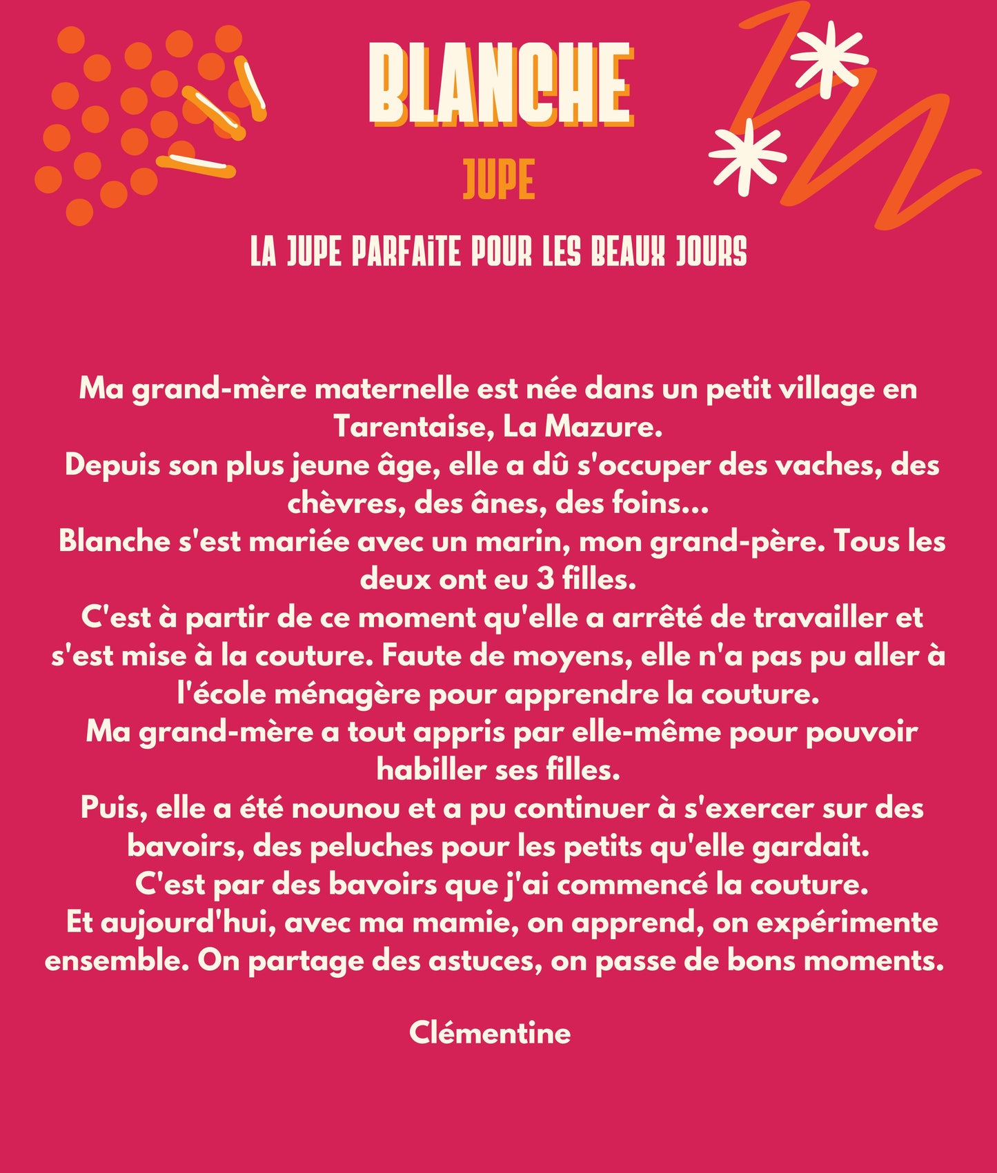 (Numérique) Patron-Jupe Longue Blanche