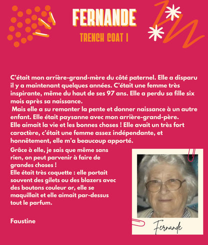 (Numérique) Patron - Trench Coat Fernande