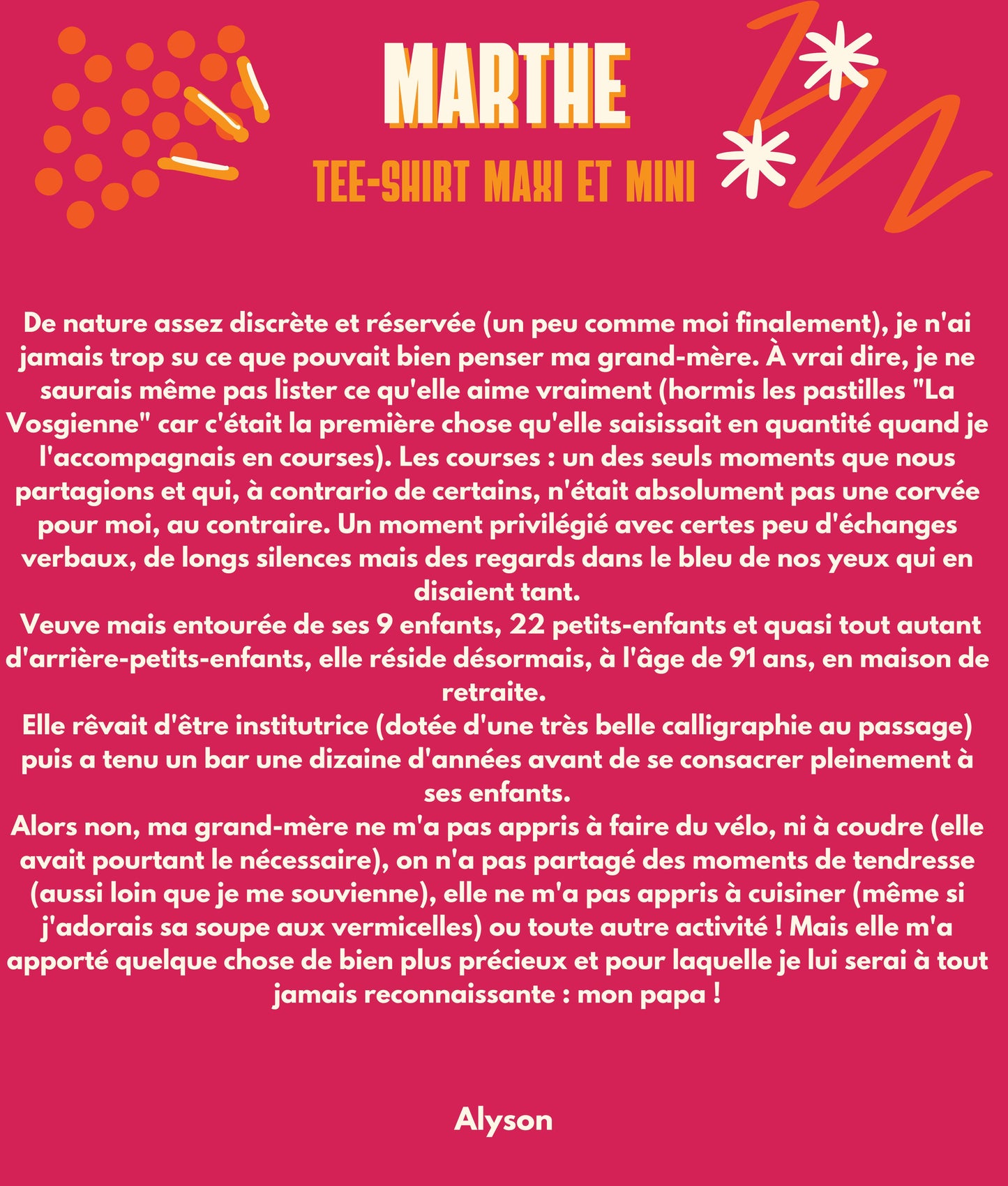 (Numérique) Patron-Tee shirt Marthe Maxi et mini